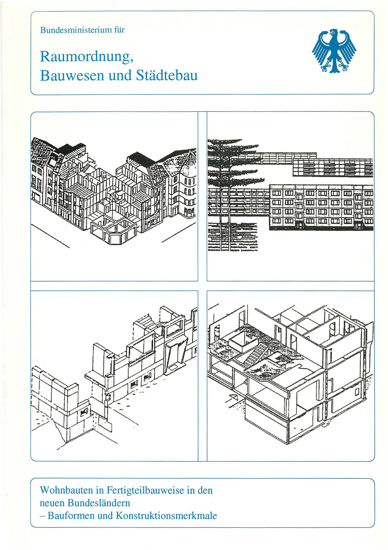 Forschungsbericht: Wohnbauten in Fertigteilbauweise - Coverbild